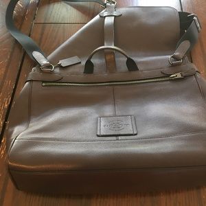Coach Leather brief case/tote